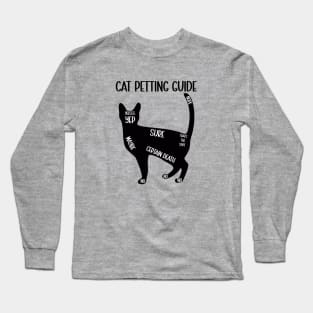 Cat Petting Guide Long Sleeve T-Shirt